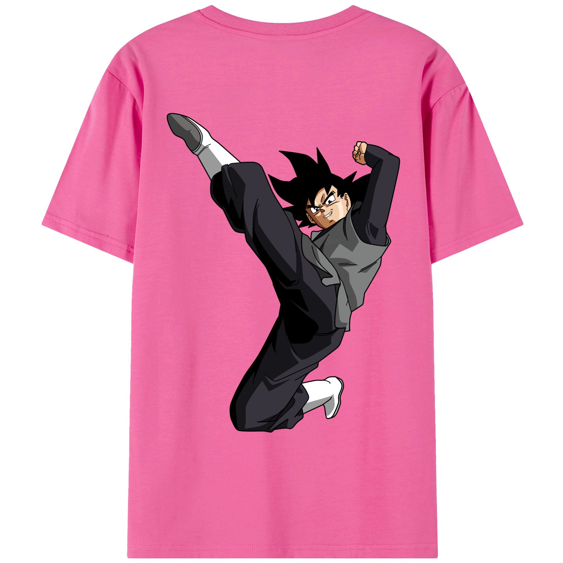 （画像用） ドラゴンボール ベジータ四世（Bejīta Yonsei）DRAGON BALL Vegeta IV レディース半袖Tシャツ(バックプリント)